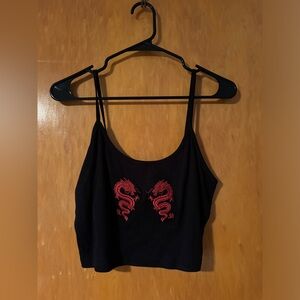 Dragon Crop Top Urban Outfitters